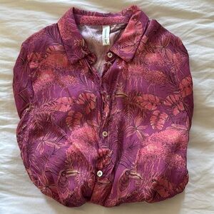 Italian Viscose Button Down Shirt